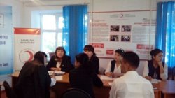 В Кызылординском филиале Красный Полумесяц совместно областным центром крови и молодежной организации провели «круглый стол», посвященный проблемам донорского движения.