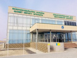 В Кызылорде сотрудники специализированного центра  обслуживания населения провели акцию по сдаче крови.